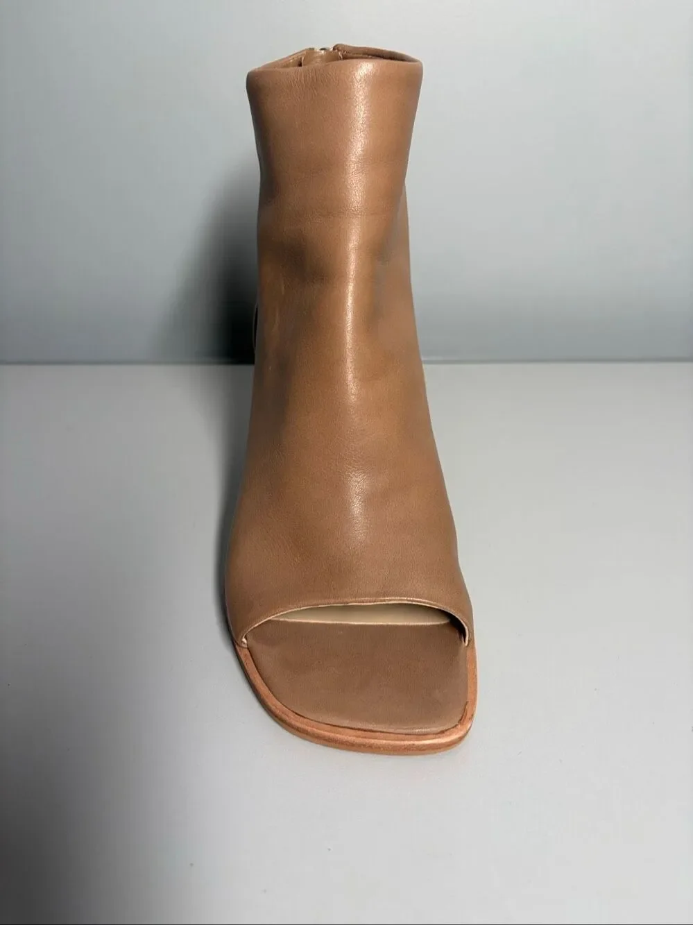 Vince Camuto Tan Open Toe Heels Bebinder Women’s Size 7M NEW WITH BOX